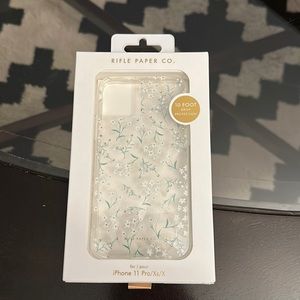 Rifle Paper Co. Embellished Petit Fleurs Phone Case for iPhone 11 Pro/Xs/X